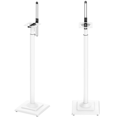 楽天市場】スピーカースタンド スピーカーマウント 白 耐荷重5kg 中