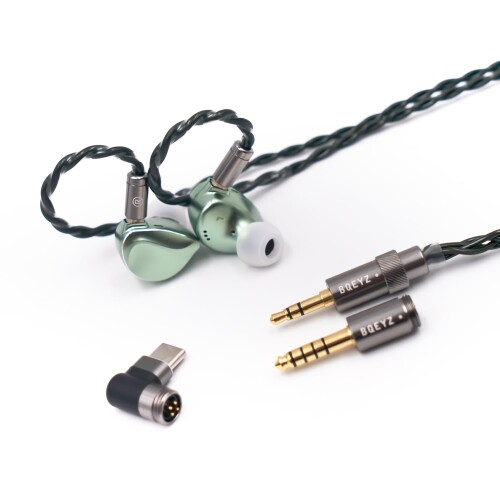 BQEYZ Winter2 PZT 骨伝わらす ハイブリッドダイナミックドライバー インイヤーモニター 有線イヤ電話機 HiFi ゲーミングヘッドホン 取りはずし能力のあるな有線テレビ オーディオ気違いや楽器演奏者用 (