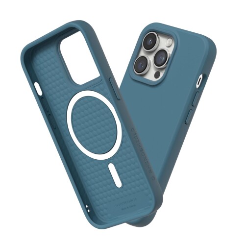 RHINOSHIELD iPhone 14 Pro SolidSuit 容れもの MagSafe相応う 耐衝? 米軍MIL標準尺度 ぼうぜん自失吸い入れる 傷 指紋 押しとどめる 薄型 軽さ SGS公許 - 綿津見青碧