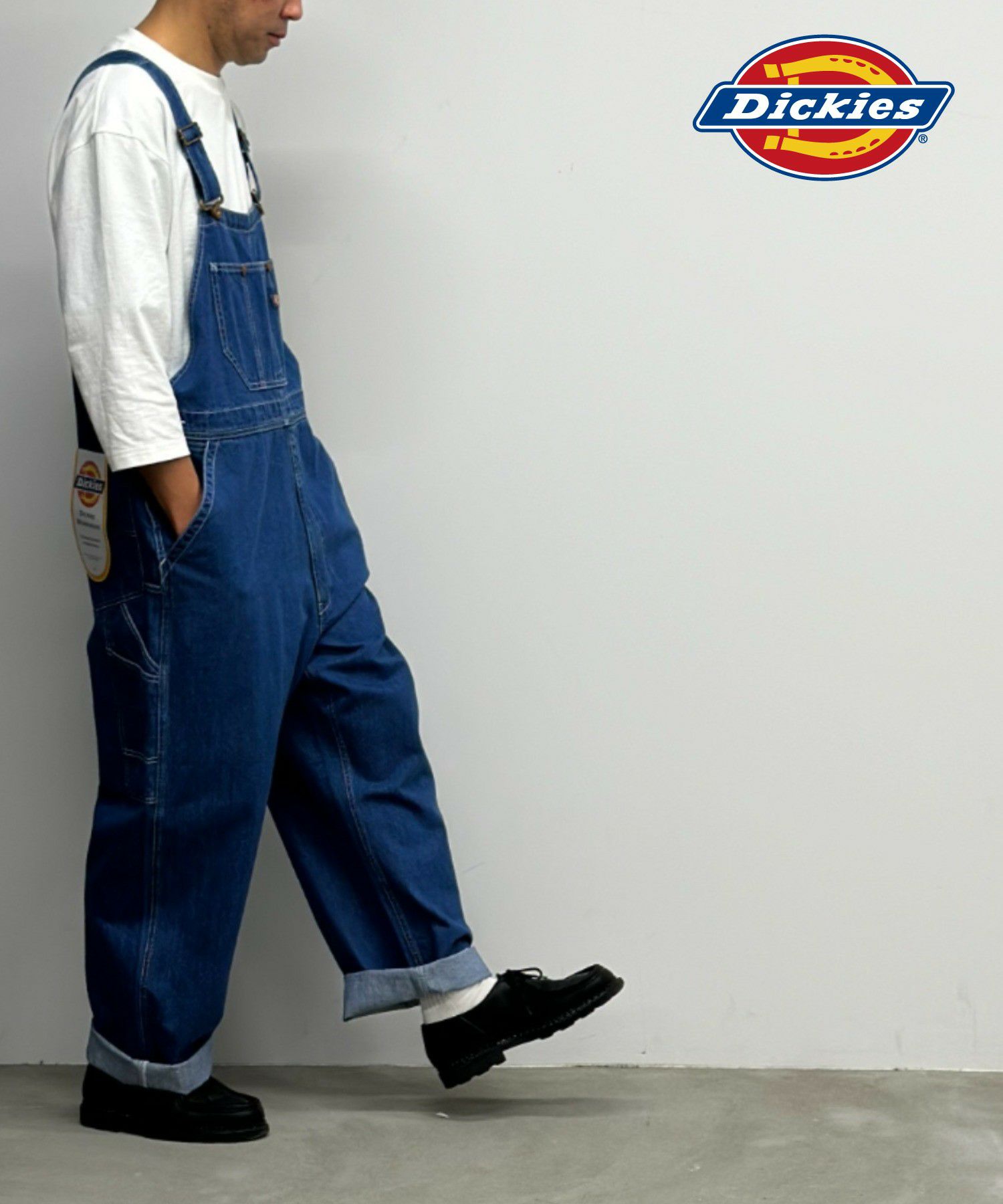 Dickies オーバーオール デニムビブオーバーオール 
