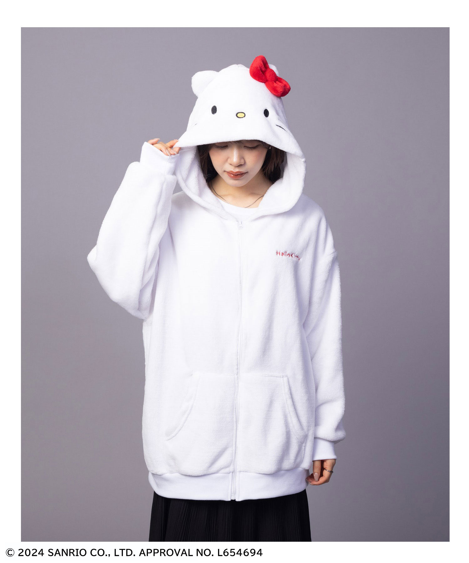 出回りなし! ハローキティ ジップパーカー トランプ 8f3837b0b6db1d64cfb1dede6bc3a8