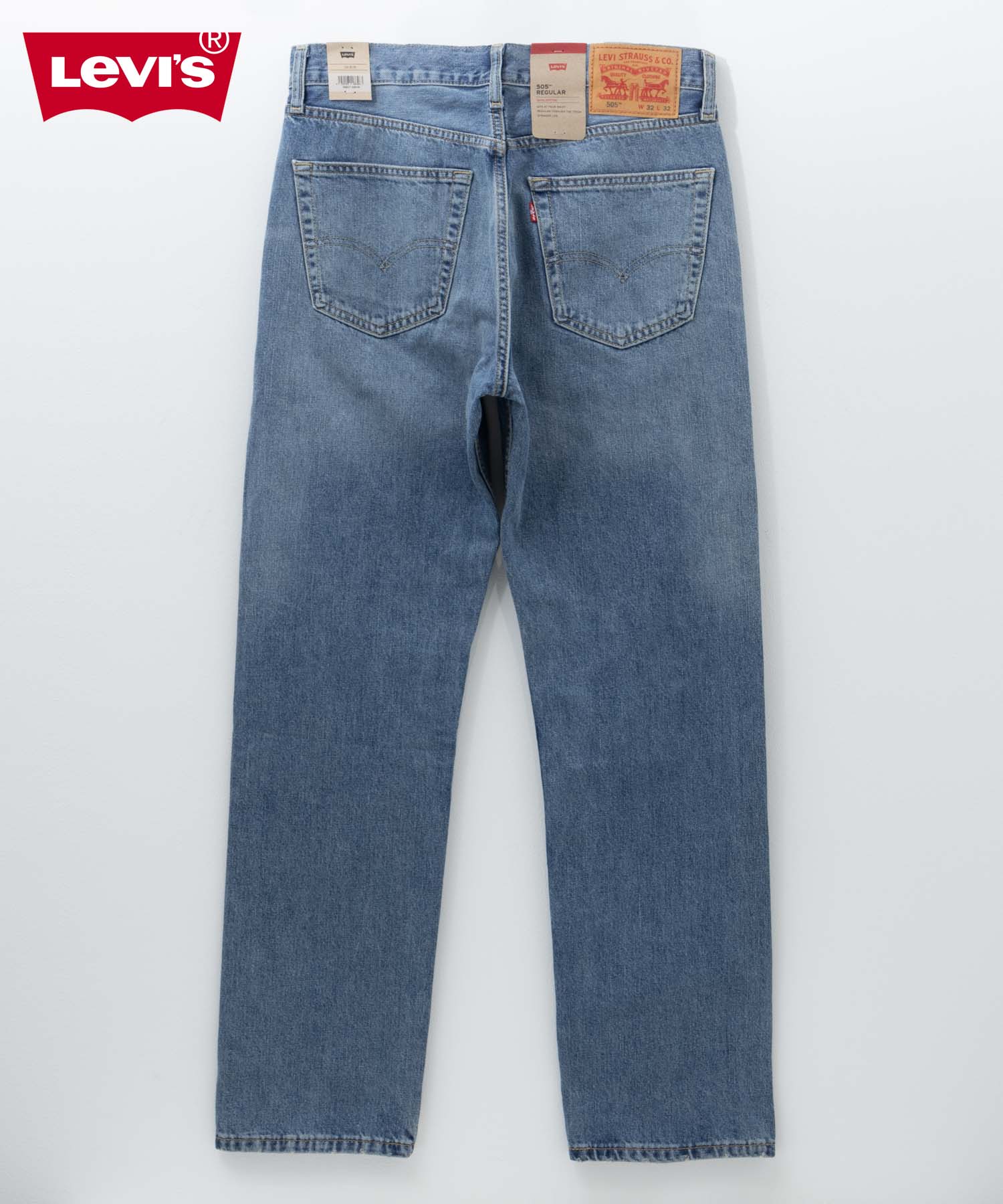[20日P10倍！更にクーポン割]リーバイス(R) Levi's(R) 505(TM) デニムパンツ メンズ 綿100％ コットン ジーンズ ジーパン ストレッチ フロントジップ 前開き ボトムス ポケット ロングパンツ ストレートパンツ