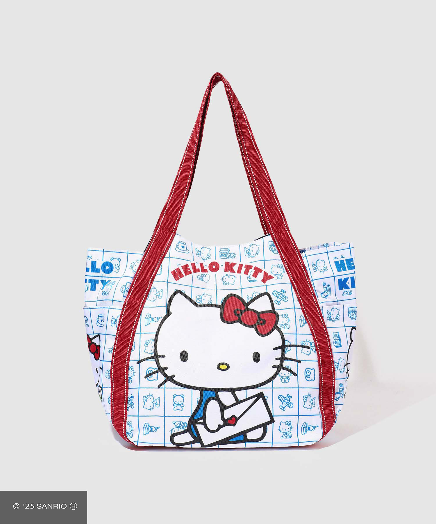 【楽天市場】[今だけ！最大1000円OFFクーポン]サンリオキャラクターズ ハローキティ バルーンバッグ トートバッグ 白 A4収納 大容量 ...