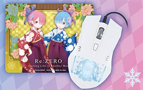 タイトー Re:ゼロから始める異世界生活 リゼロ 光るマウス＆マウスパッドセット ラム＆レムver.画像