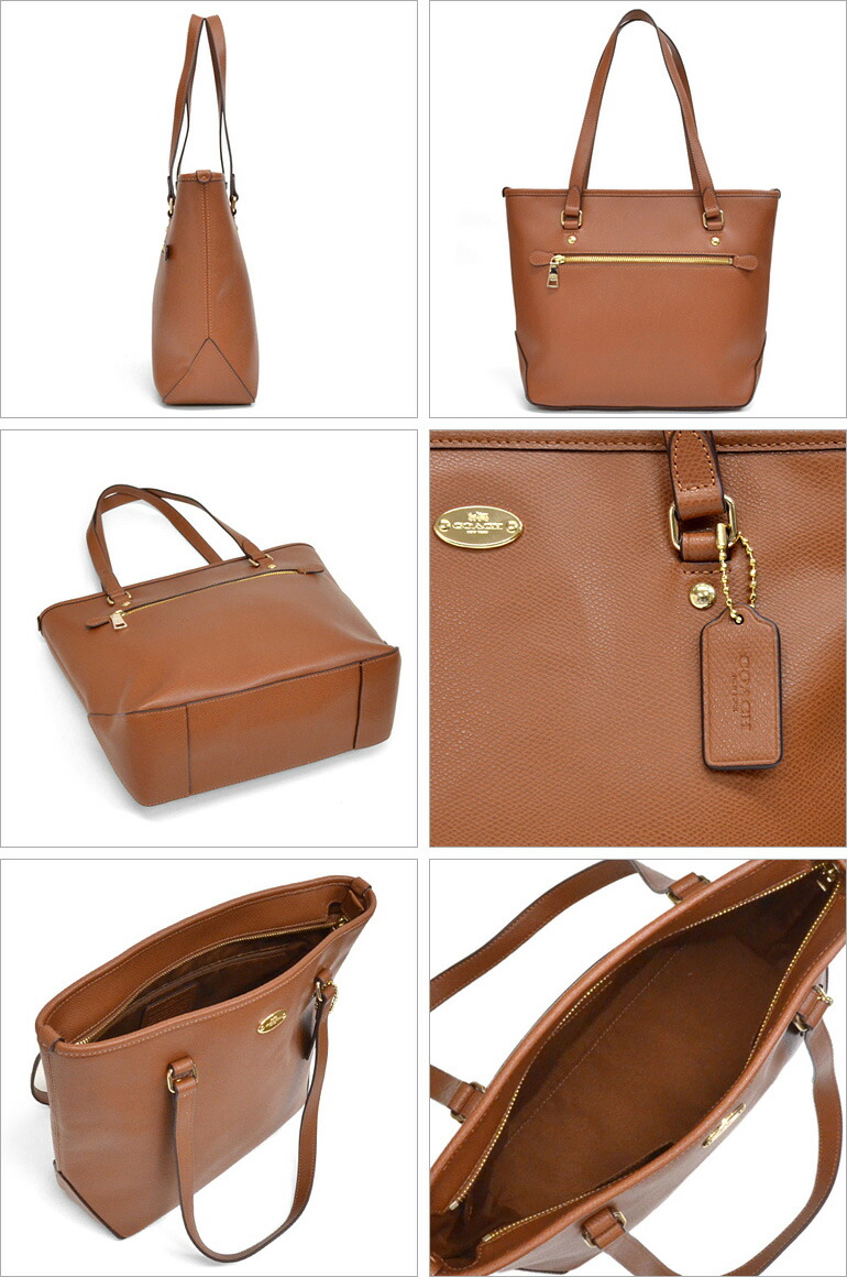 coach zip top tote