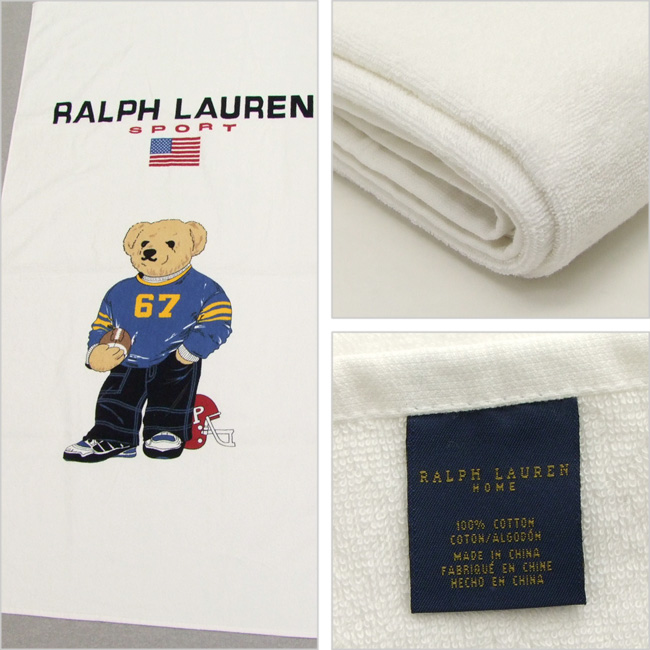 【楽天市場】ラルフローレン ホーム／Ralph Lauren HOMEベアー コットン バスタオル ブランケット【10P03Dec16