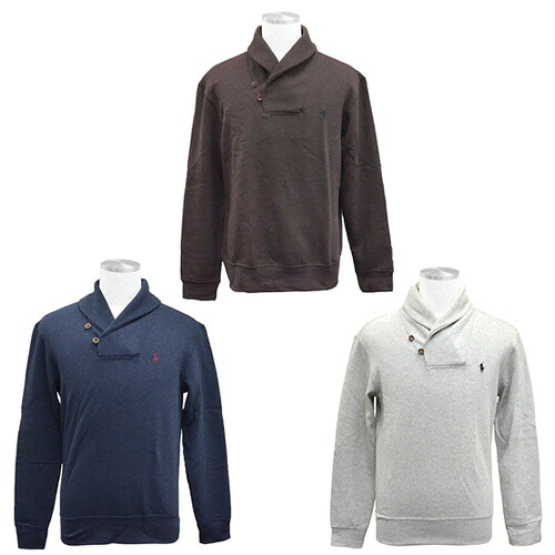 楽天市場 ポロ ラルフローレン Polo Ralph Laurenメンズ ヘチマ襟 プルオーバー トレーナー 長袖 10p03dec16 ｃｌｅａｒ クリア