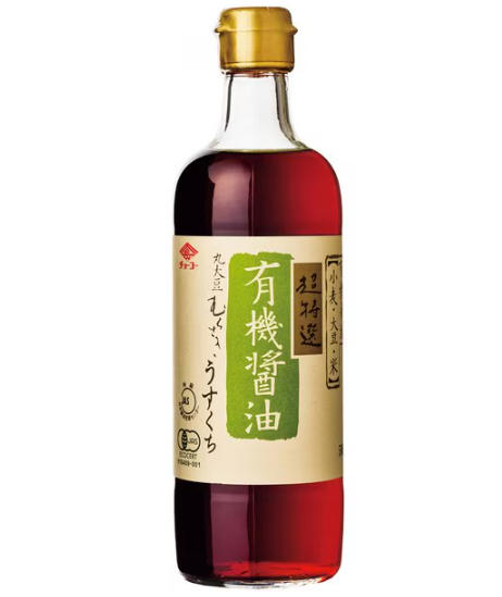 チョーコー 有機醤油 うすくち 500ml 醤油 有機 薄口 JAS特級 超特選