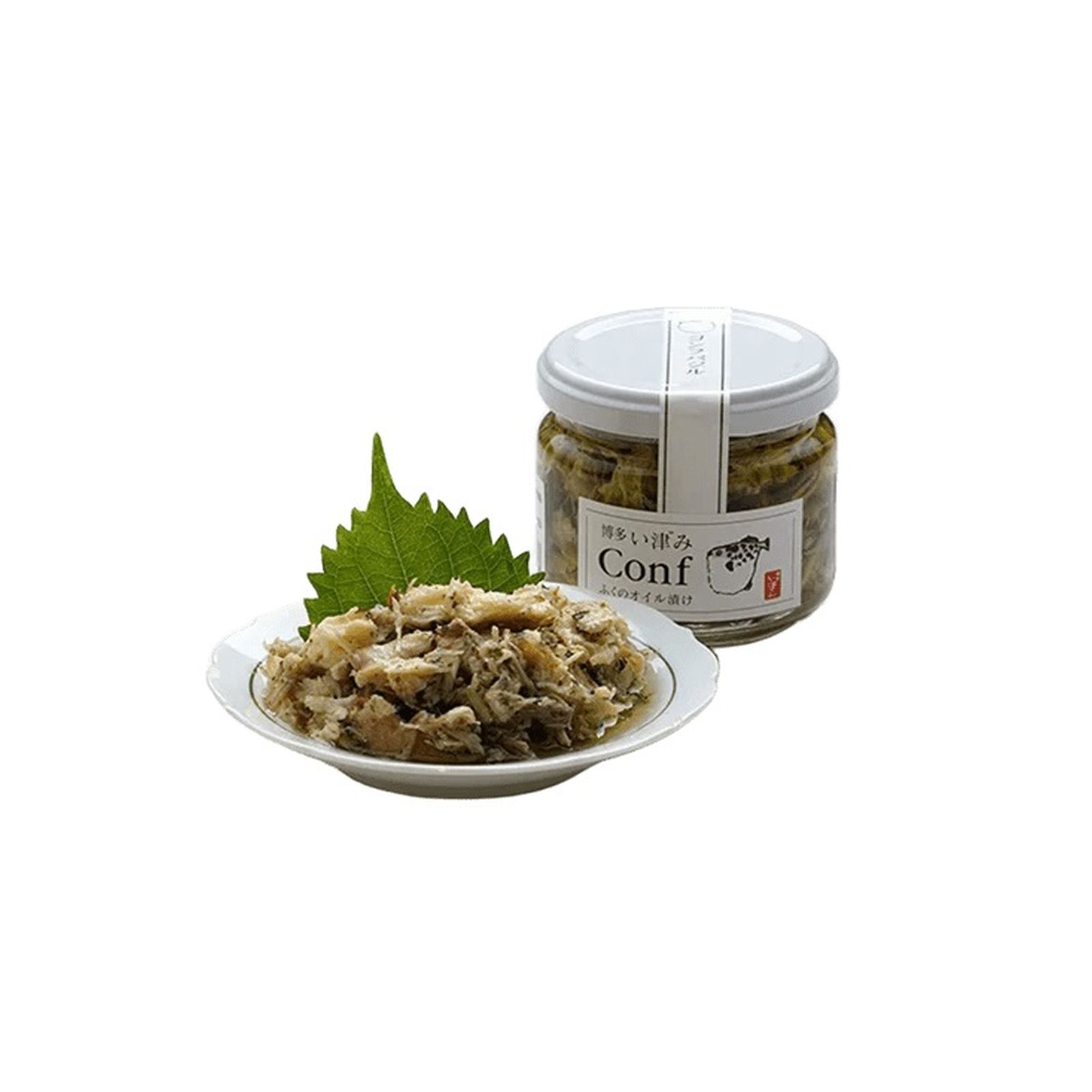 博多 い津み コンフバジル味 100g ふくのオイル漬け ふぐ マフグ イタリアンテイスト