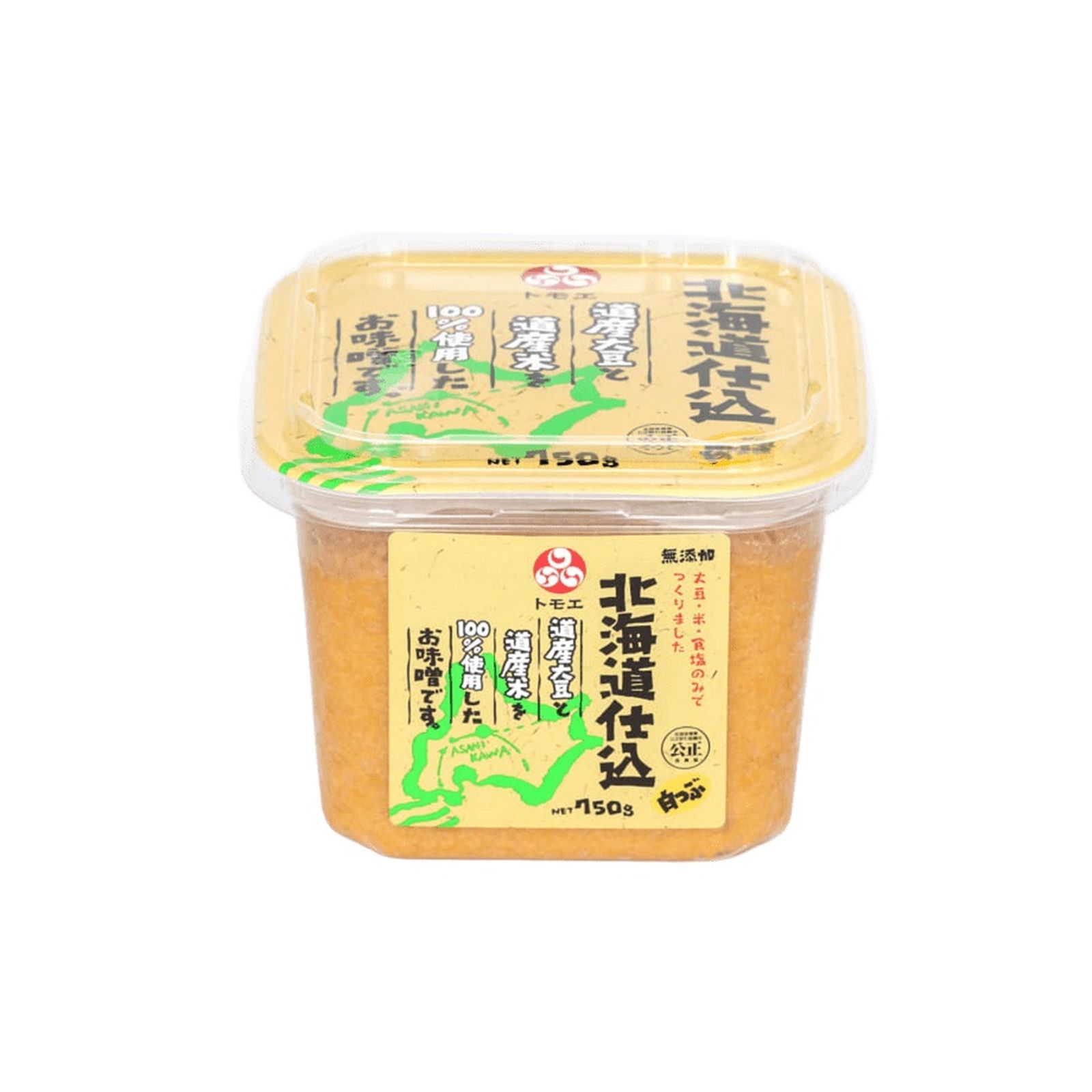 トモエ 北海道仕込み 白つぶ 750g 福山醸造 北海道産 米味噌 無添加 白味噌 つぶ味噌