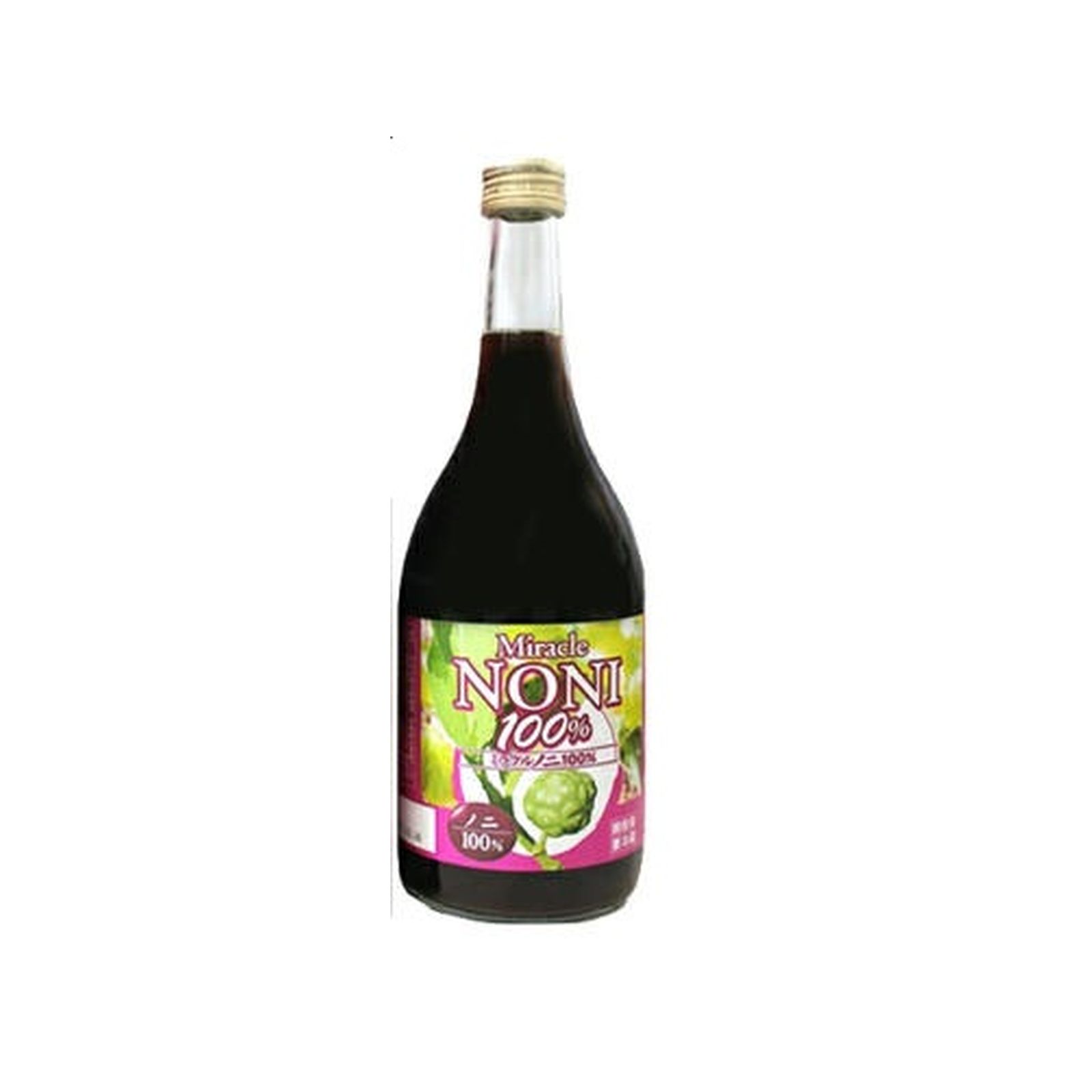仲善 ミラクルノニ 100% 720ml ノニジュース スコポレチン 野生種 無農薬