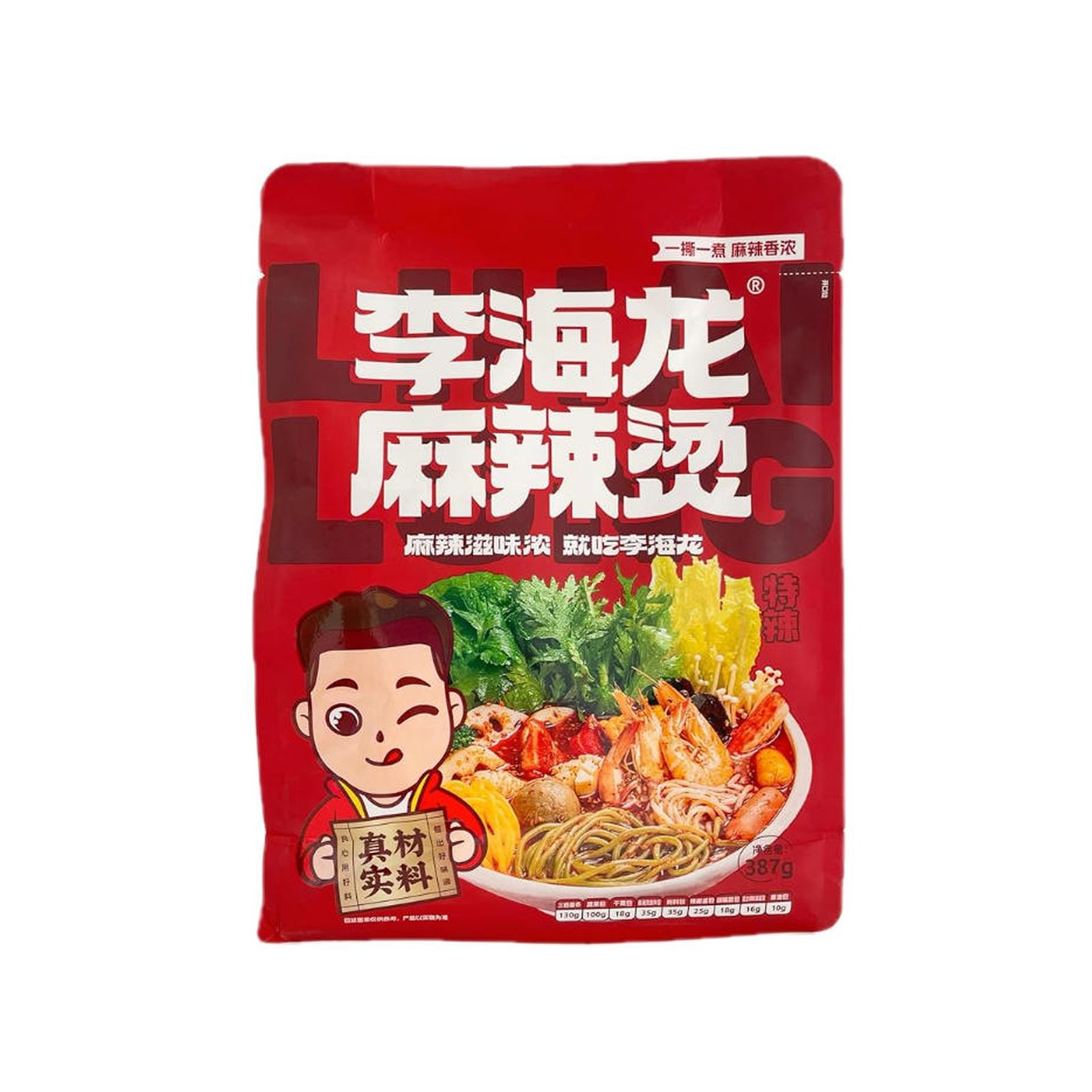李海龍 麻辣 特辣 387g 人気 激辛 インスタント麺 即席ビーフン 中華定番 中国 ご当地