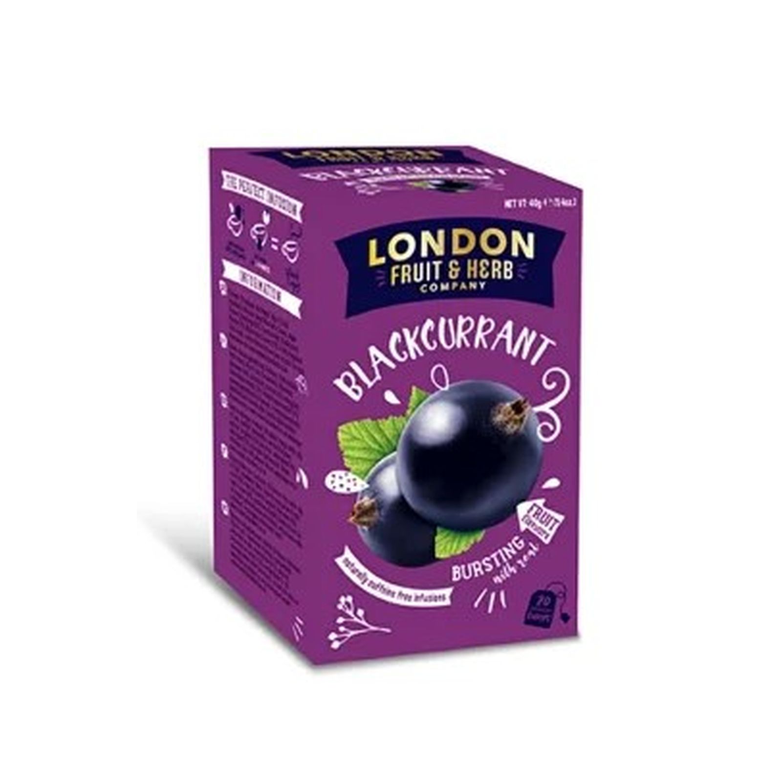 ロンドンフルーツ＆ハーブ ブラックカラントブレイサー 20袋入り ハーブティー スパイス 紅茶
