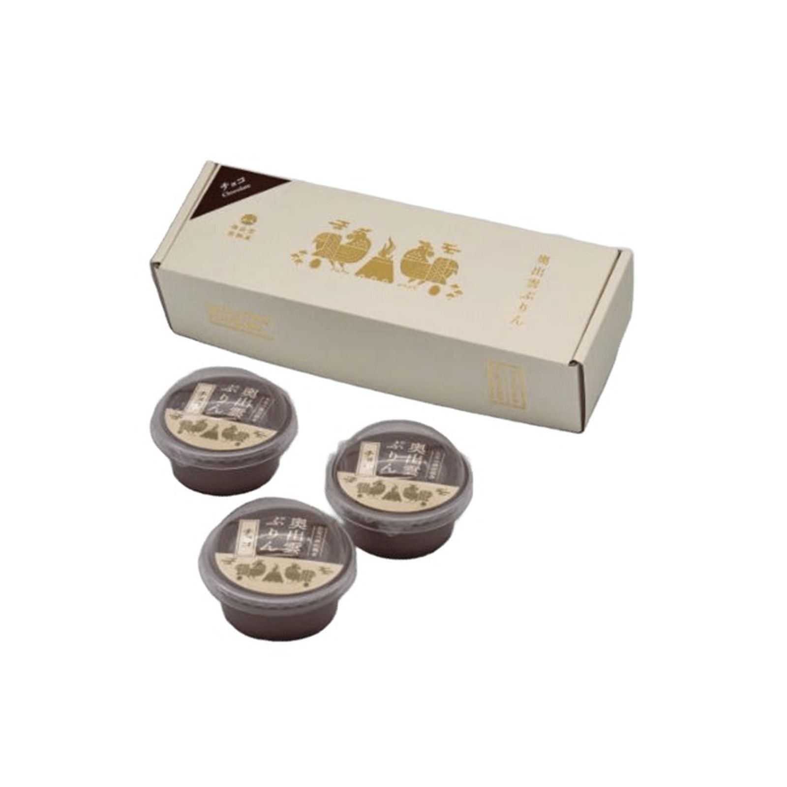 奥出雲前綿屋 奥出雲ぷりん チョコ 3個入り デザート 滑らか たまご風味 上品 6,339円