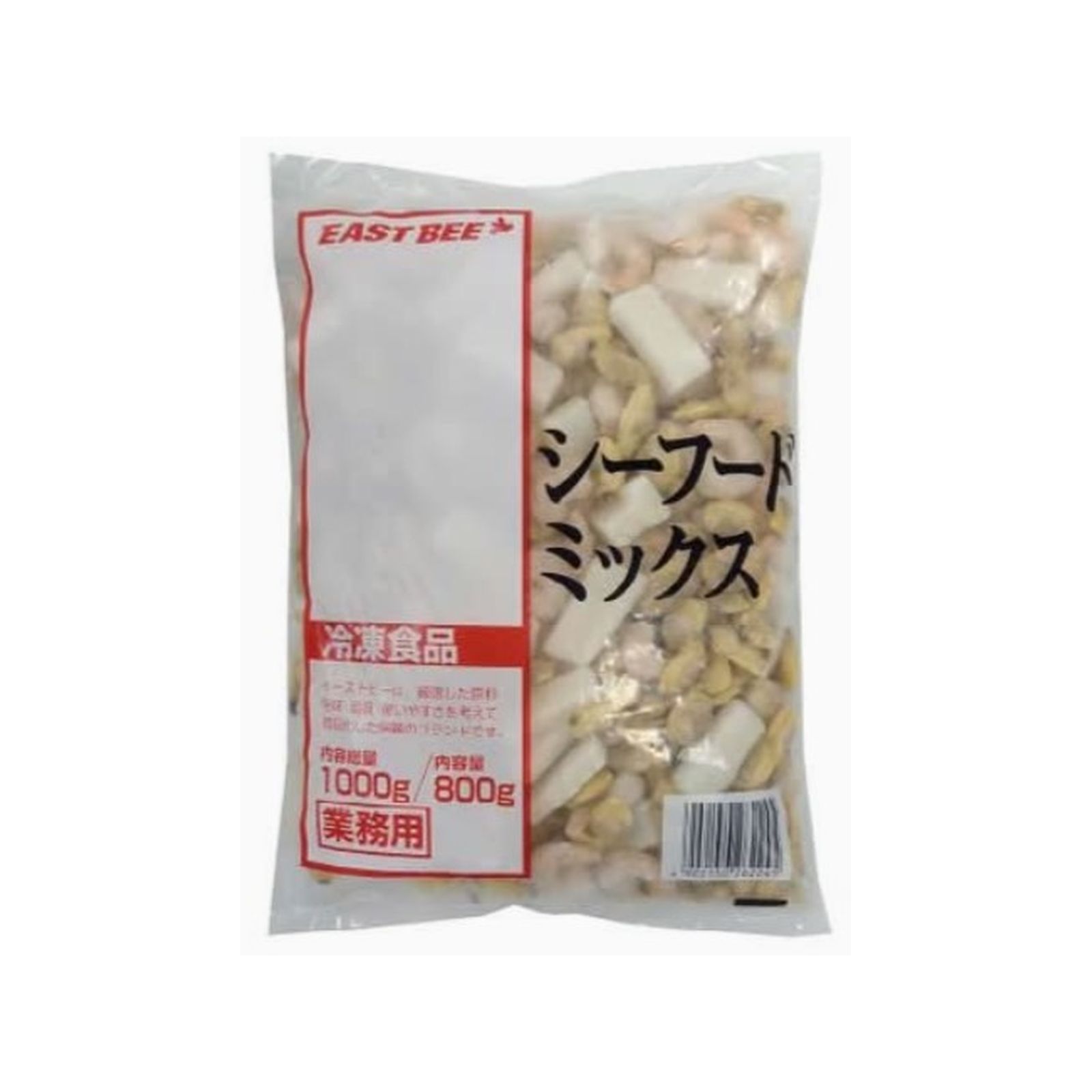 EB シーフードミックス 1kg（NET800g） 天然えび 冷凍食品 手軽