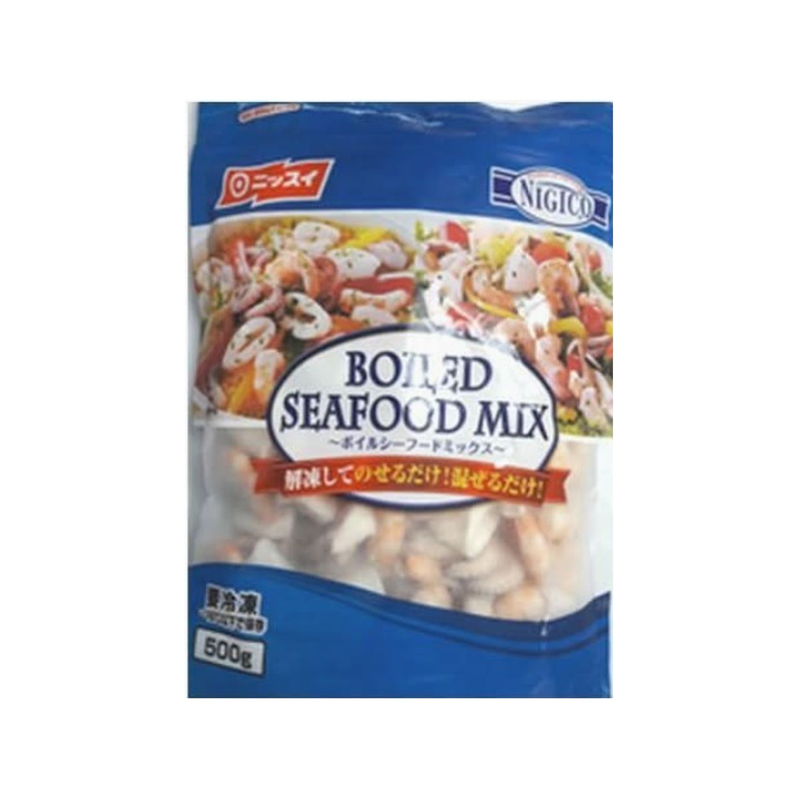 二ッスイ NIGICOシーフードミックス 500g 冷凍食品 タコ イカ エビ ピザ パスタ