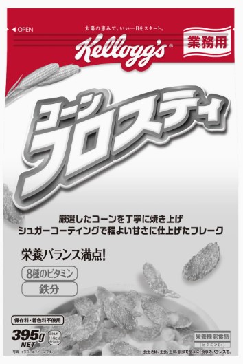 ケ口ッグ 業務用コーンフロスティ袋 395g トッピング ヨーグルト アイスクリーム シリアル