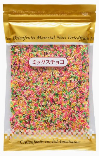 クラウンフーヅ ミックスチョコ 500g トッピング シリアル スプレーちょこ カラフル