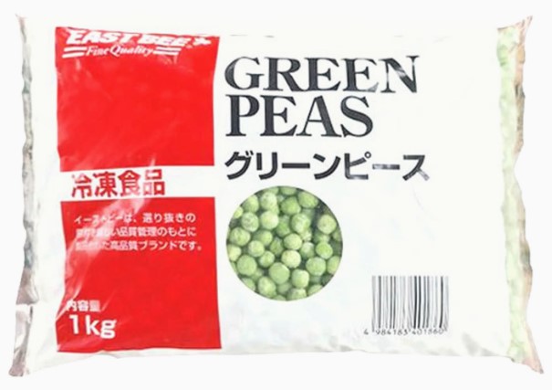 EASTBEE グリーンピース 1kg 冷凍野菜 カット野菜 冷凍 大容量 バラ凍結 常備野菜 便利