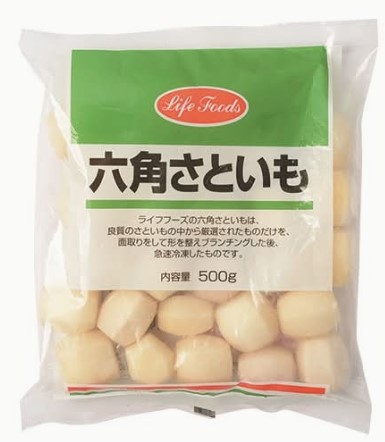 life foods六角サトイモ M 500g 冷凍野菜 カット野菜 冷凍 大容量 バラ凍結 常備野菜 便利