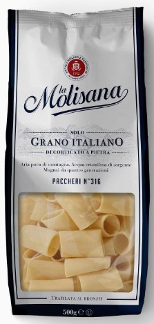 パッケリブロンズ No.316 500g ラ・モリサ一ナ パスタ 乾 イタリアン 細
