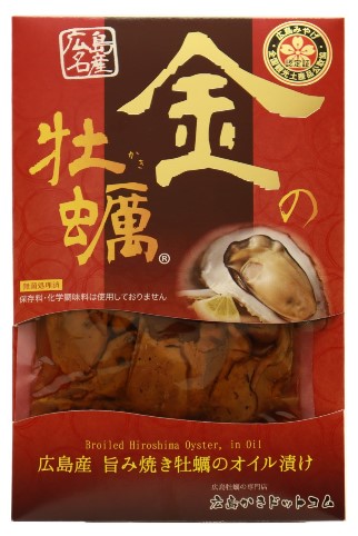 広島かきドットコム 金の牡蠣 80g お酒のあて カキ ご当地 広島|Macaron