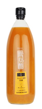 セゾンファクトリー 飲む酢 オレンジ＋蜜柑(みかん)黒酢 1000ml 黒酢 おす 健康 母の日 ギフト プレゼント 贈答 手提げ袋付き 5,411円