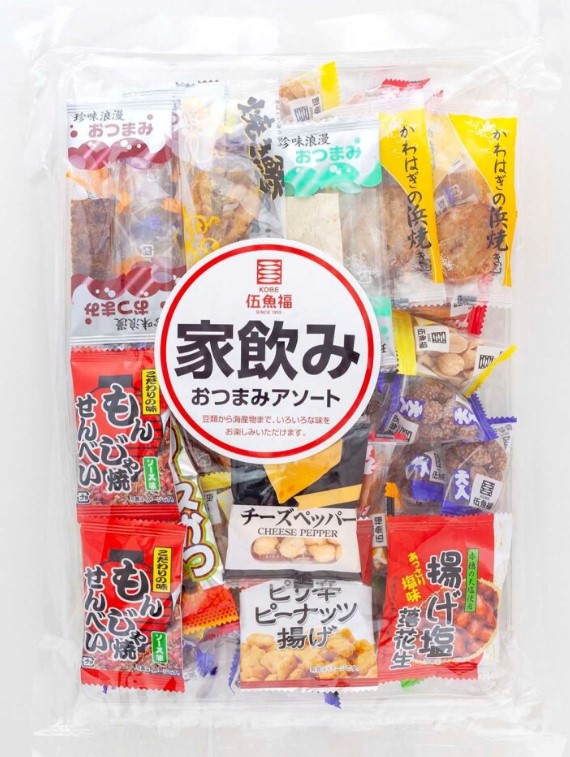 家飲みおつまみアソート 340g ｲ五魚福 おつまみ あて お菓子 珍味 神戸 ギフト おとも