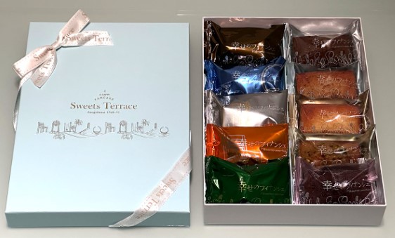 スイーツテラス 贅沢フィナンシェ 10個入 フィナンシェ 北新地 幸せ パンケーキ お菓子 かわいい アソート プレゼント