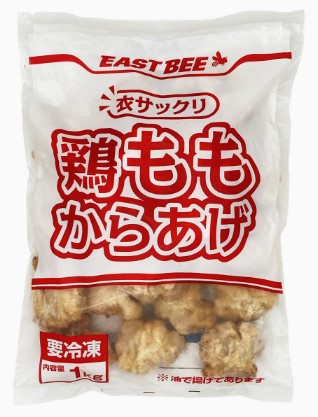 EB 衣サックリ鶏ももからあげ 1kg 調理品 お弁当 おかず 肉 メイン料理 大容量 冷凍