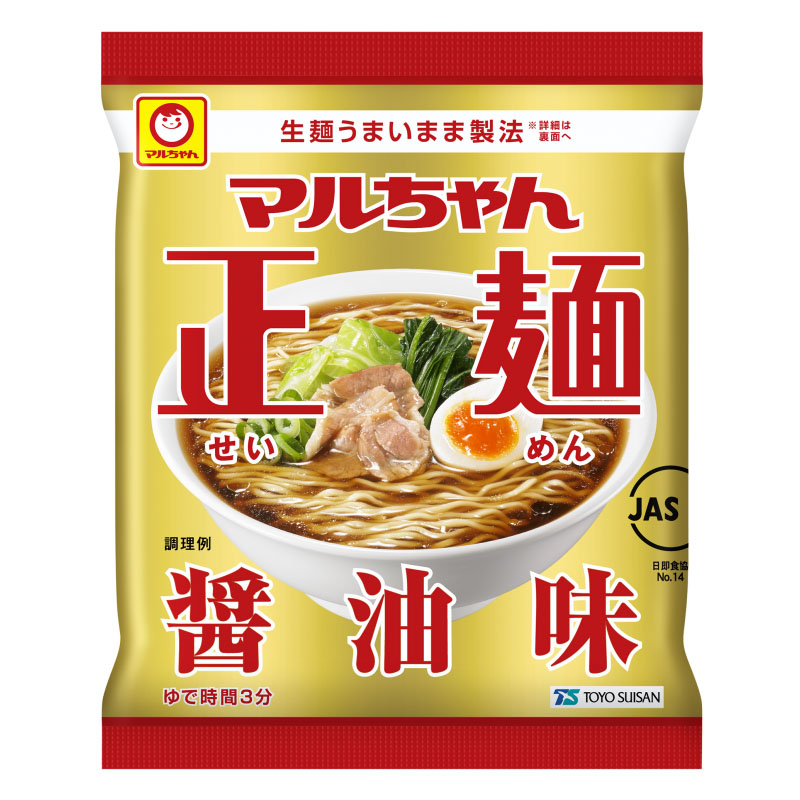 楽天市場 マルちゃん正麺 醤油味 1食 ラーメン 生麺 醤油スープ しょうゆ 袋麺 即席中華めん マツコの知らない世界 Macaron