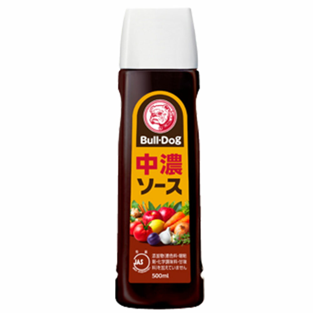 市場 ブルドック 中濃ソース 500ml×1本 ブルドックソース