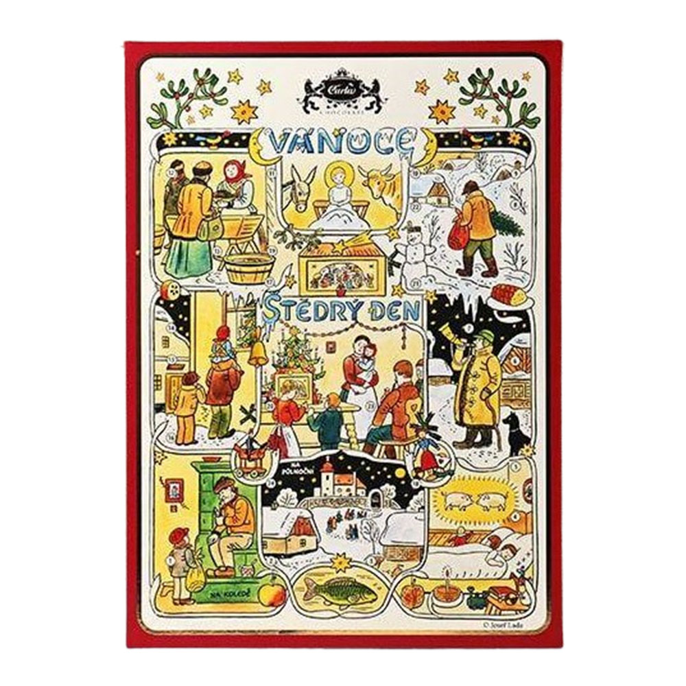 カーラ チョコカレンダー ヨゼフ アドベントカレンダー カウントダウンカレンダー カルディ チョコレート アドベント ラダデザイン 1個 チョコ