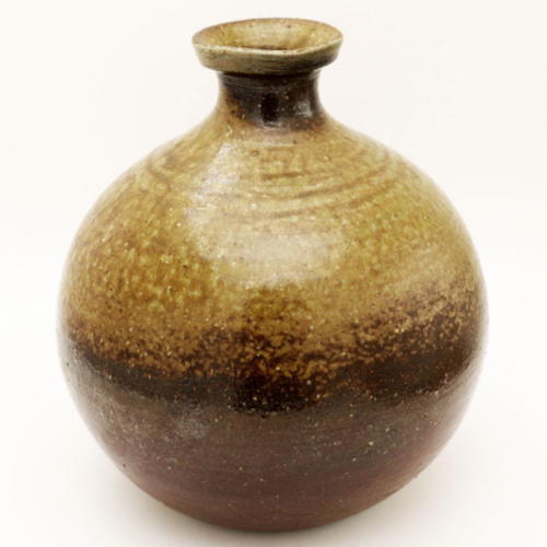 備前焼 窯変 大型天球瓶花器/飾り壺 作家物陶印あり 重さ3㎏茶道具★時代物★ Yahoo!オークション -「備前作家物」(花器、壷) (備前)の落札
