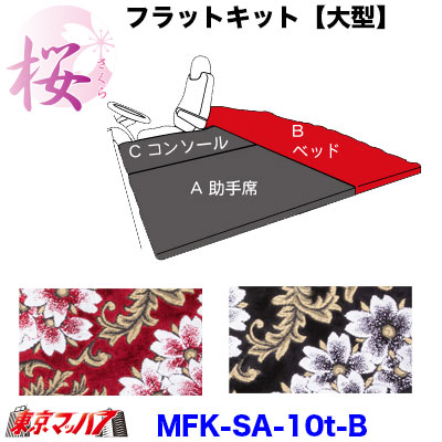MFK-SA-10t-B　フラットキット　桜-さくら 【大型 B-ベッド】