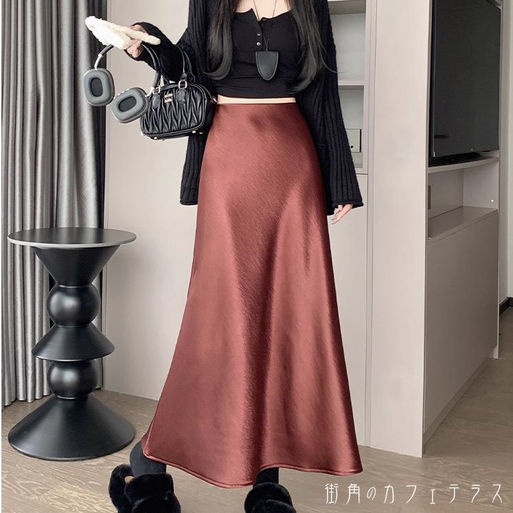 ロングスカート 5色 冬 マキシ丈 フレア Aライン 厚手 あったか かわいい 大人可愛い きれいめ カジュアル 大人 上品 おしゃれ お洒落 こなれ感 コンサバ系 ラフ 抜け感 エレガント レディライク 無地 30代 40代 レディース 女性用 ママ服 デート お出かけ