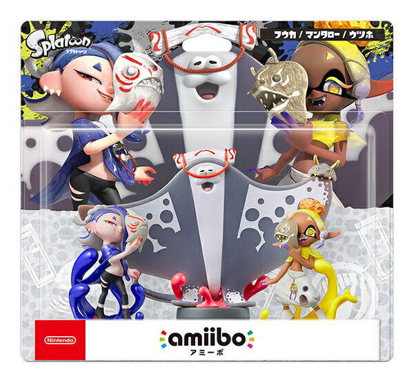 任天堂 スプラトゥーン amiiboイカキャラクター フィギュアセット 楽天市場】【新品】【WiiUHD】amiibo イカ(スプラトゥーン