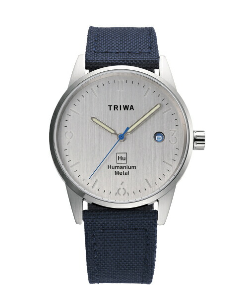 訳あり[電子メイル便聞き入れる]【新品】TRIWA HUMANIUM タイムフォーピース 日本押さえる HU39LB-CL080712/HumaniumMetal ヒューマニウムメタル  TRIWA（トリワ） ウオッチ[店卸し資産品]★TRIWAの再利用構内の取り替えっこ三尺帯付★＊活動写真とは異なる物ごとがあります。
