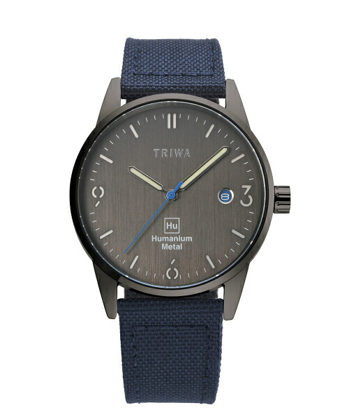 訳あり[電子メイル便聞き入れる]【新品】TRIWA HUMANIUM タイムフォーピース 日本押さえる HU39GB-CL080701/HumaniumMetal ヒューマニウムメタル  TRIWA（トリワ） ウオッチ[店卸し資産品]★TRIWAの再利用構内の取り替えっこ三尺帯付★＊活動写真とは異なる物ごとがあります。