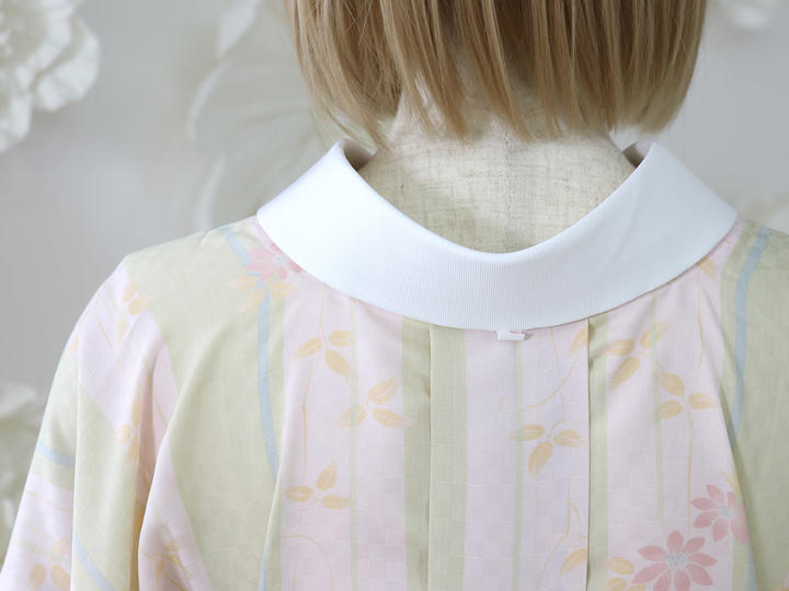 洗える Llサイズ 紙人形 長襦袢 長襦袢 創世舎 和服 仕立て上がり 袖無双 日本製 数量限定 女性 立体裁断仕立て 付き レディース 数量限定 半襟 衣紋抜き 居敷当て 衿芯 腰紐 日本国内縫製 プレタ ポリエステル 無双袖 カジュアル シリーズ レトロモダン 街着