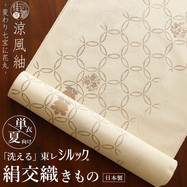 スミレ様2点まとめ　紬(単衣)　(流水に花紋様　黄色系×グレー色系) 紬(単衣) (織だし流水に花紋様 縦グラデーション 黄色系×グレー色