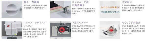 Happy Japan ハッピージャパン コンピューターミシン FFH-6000 