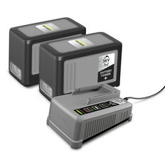 ケルヒャー バッテリー 36/75 ｘ 2個, 充電器1個 3.137-353.0 適合機種 HD4/11C Bp,HD4/11CBp ブースターセット,KIRA CV50, T 10/1 Bp, T 10/1 Bp バリューセット, T 10/1 Bp プロ向けセット,T 9/1Bp