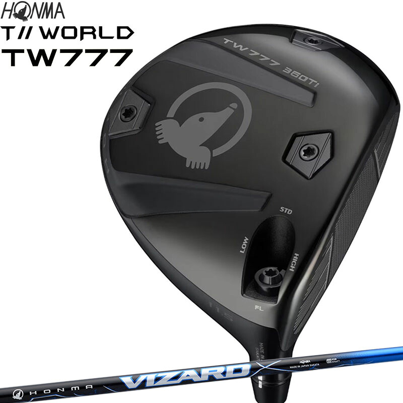 HONMA ツアーワールド TW777 360 Ti ドライバー VIZARD BLUE 50 / 60 本間ゴルフ 2026 ホンマ ミニドライバー 11.5度 T//WORLD TOUR WORLD TW 777 DRIVER