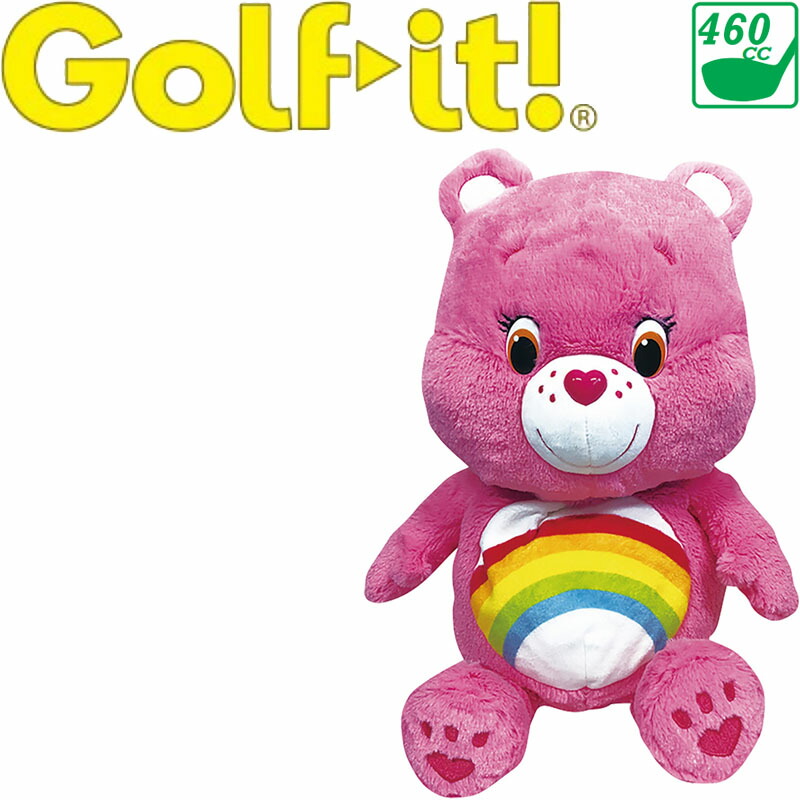 ゴルフイット ライト ドライバー用 ヘッドカバー ケアベア H 235 ピンク Dr 460cc対応