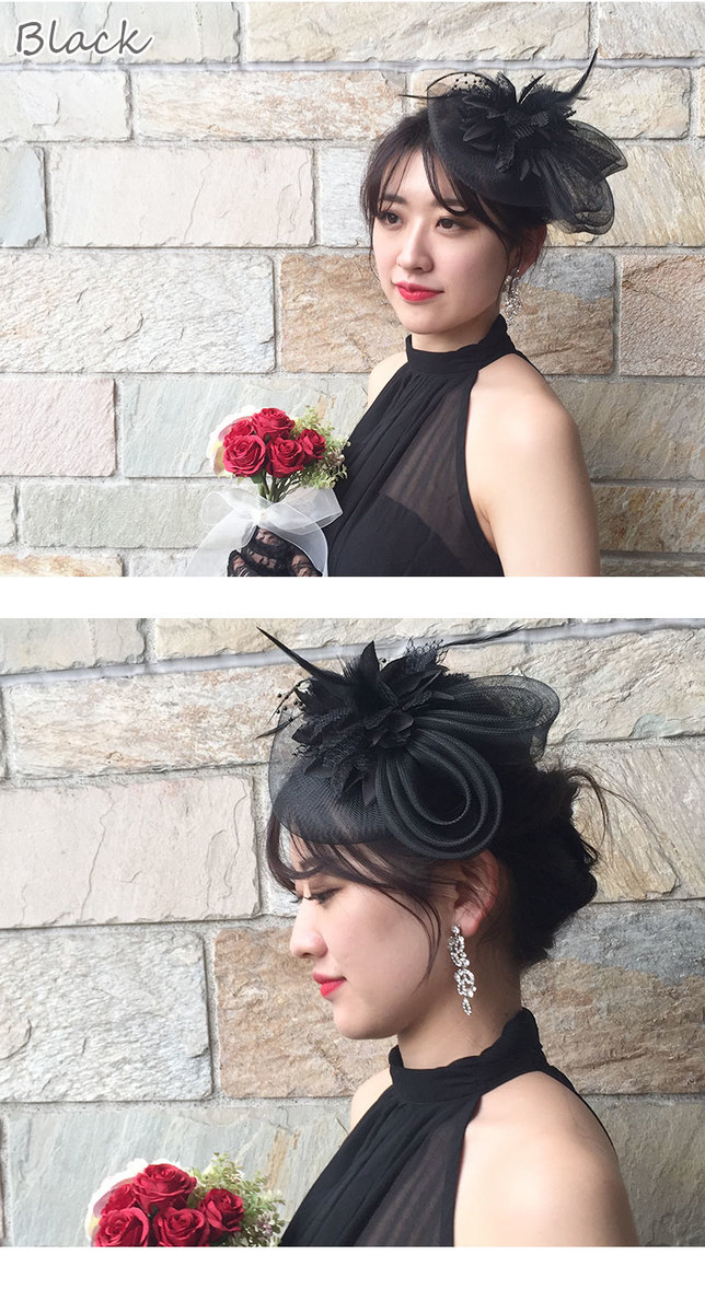Machree Clip Tulle Corsage Headdress Color Red Blue Hair Barrette