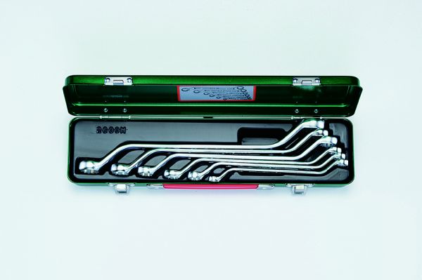 イチネンタスコ TASCO TA734XS ロングメガネレンチセット45゜(6本組)