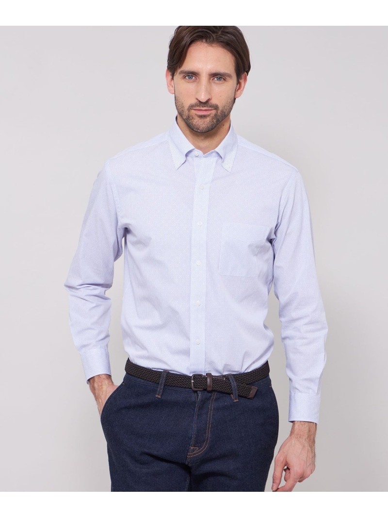 ジオメトリックジャカードシャツ MACKINTOSH LONDON マッキントッシュ ロンドン トップス シャツ・ブラウス パープル ブルー【送料無料】[ Fashion]