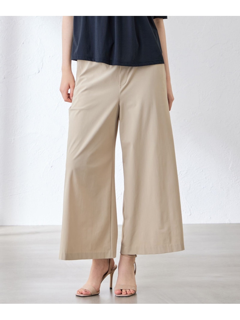 【Lesbury Easy Pants/レスベリー イージーパンツ】トリコットストレッチワイドパンツ MACKINTOSH LONDON マッキントッシュ ロンドン パンツ その他のパンツ ベージュ ブラウン ブラック【送料無料】[ Fashion]｜MACKINTOSH LONDON