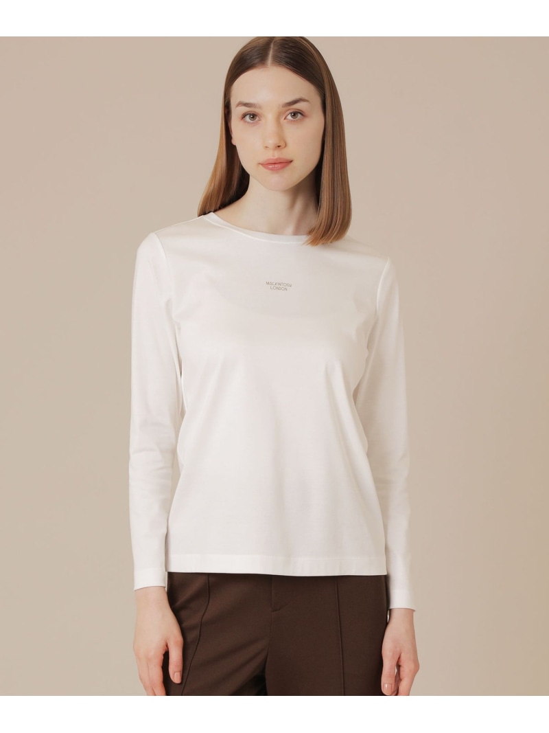 【SALE／33%OFF】タイニーシグネチャーTシャツ MACKINTOSH LONDON マッキントッシュ ロンドン トップス カットソー・Tシャツ ブラック ホワイト【RBA_E】【送料無料】[ Fashion]